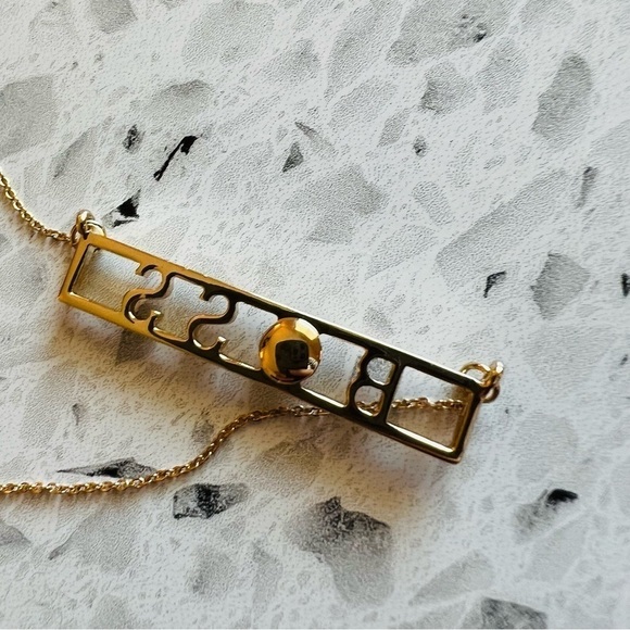 G by Gennaro Women's Gold Boss Necklace NEW - Picture 3 of 4